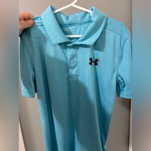 Blue Under Armour shirt. Size 7
